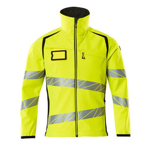 Chaqueta Softshell de Liberación Rápida para Hombre, Táctica, de Seguridad, Resistente al Viento, Resistente al Agua, Reflectante de Alta Visibilidad - Product Image 1