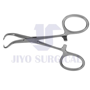 Pinzas para Toallas Backhaus de 9 cm, Instrumento Médico de Acero Inoxidable Quirúrgico, Agarre de Precisión, Herramienta para Quirófano - Product Image 3