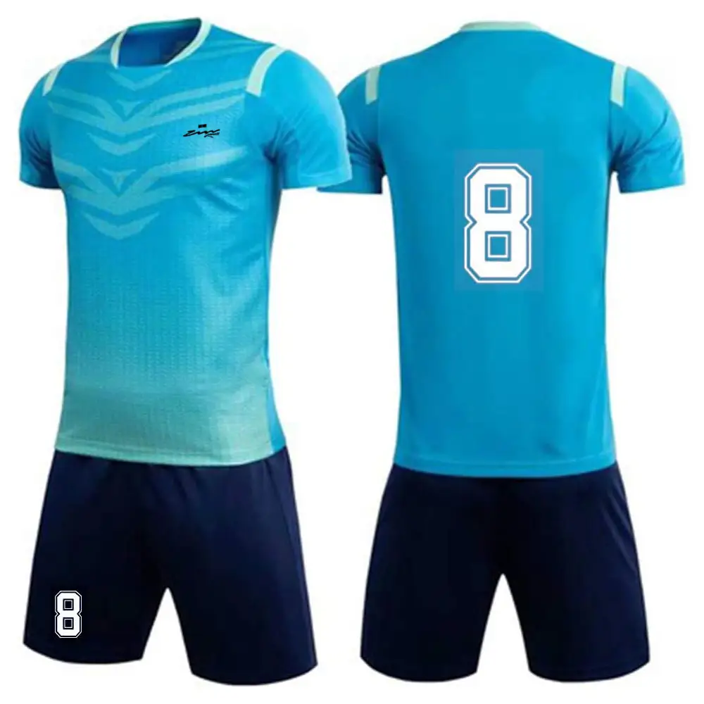 Uniformes para voleibol Uniforme de equipo masculino Traje Equipo deportivo Gas de secado rápido (Tamaño: XXL Color: 631 Azul claro, Hombre) Voleibol