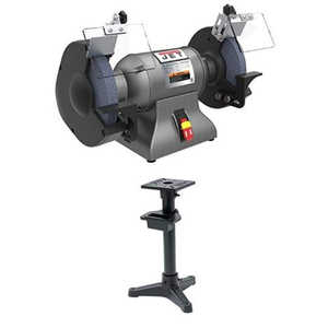 Amoladora de Banco Industrial Eléctrica y a Batería con Soporte para Amoladoras de 8 y 10 Pulgadas para Tareas de Amolado - Product Image 1