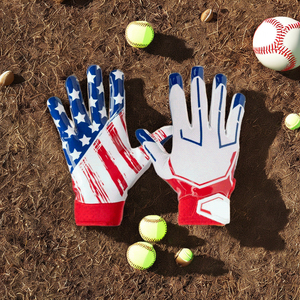 Gants de frappe de baseball personnalisés à séchage rapide avec logo, en Spandex/Polyester, pour l'entraînement des enfants – Modèle OEM & ODM - Product Image 4