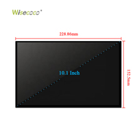 Modul Layar LCD TFT 10,1 inci 1920*1200, Kecerahan 650cd/m², Modul Layar Sentuh LCD untuk Kontrol Terminal Industri Portabel