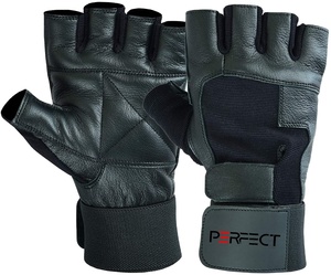Gants de sport unisexes personnalisés en cuir pour la musculation, confortables et légers, avec logo personnalisé, haute qualité, vente en gros 2024 - Product Image 1