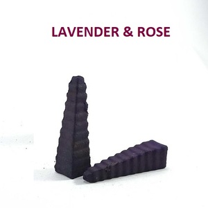 Conos de incienso de reflujo de pirámide de lavanda y Rosa Natural, suministro al por mayor de la mejor marca (púrpura) - Product Image 1