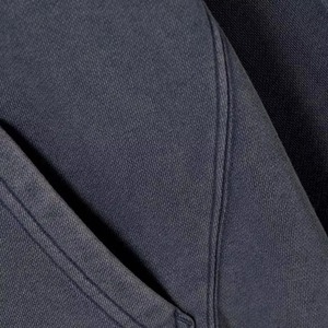 เสื้อฮู้ดสตรีทแวร์ผู้ชายแบบสั่งทำพิเศษ พร้อมงานปักและงานพิมพ์โลโก้แบบกำหนดเอง เสื้อฮู้ดซิปแบบโอเวอร์ไซส์สำหรับผู้ชายและผู้หญิง - Product Image 3