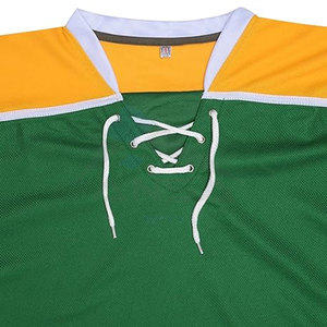 Maillot de hockey sur glace professionnel pour hommes, manches longues, maillot de hockey vierge avec col en V, style pull, lavable en machine - Product Image 5