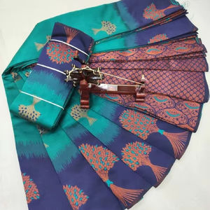 HERMOSOS SAREES DE SEDA LIGERA DE FANTASÍA - Product Image 1