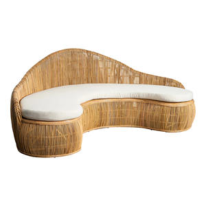 Edición especial hogar patio ocio sofá estilo de lujo al aire libre mimbre tejido sofá silla - Product Image 2