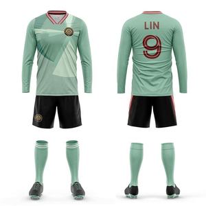 2026 Custom Football Jersey <b>Sets</b> Team Uniform Wear Training Wholesale Latest Cheap Men Quantity Soccer Uniform - Product Image 4