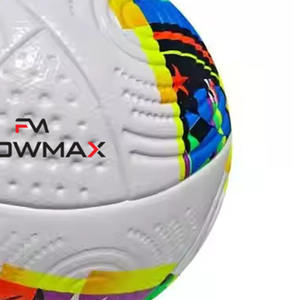 Flowmax PU <b>Leather</b> Soccer Ball Customization Wholesale Thermal Bonded <b>Football</b> Official Size for Professional Training - Product Image 4