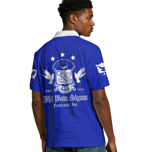 Camiseta Polo Phi Beta Sigma 1914, Algodón Piqué 220 GSM, Bordado Chenille, Divine Nine, Fraternidad Griega, Ropa Clásica de Herencia - Product Image 5