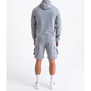 Conjunto de Sudadera con Capucha y Pantalones Cortos para Hombre al por Mayor, Ropa Deportiva Moderna, Conjunto de Sudadera con Capucha de Manga Larga y Pantalones Cortos - Product Image 5