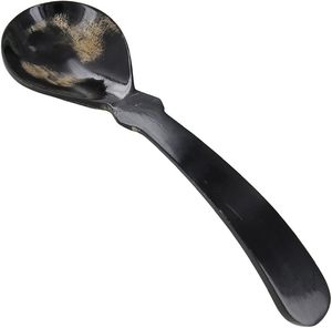 Cuillère en corne naturelle polie miroir, écologique, avec long manche et design de prise en main confortable à bas prix M/S SHAAD HANDICRAFTS - Product Image 1