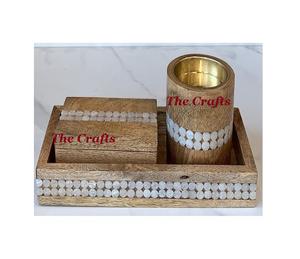 <b>Wooden</b> And Mother Of Pearl Bakhoor <b>Burner</b> With Superior Quality Mubkhar Dukhoon <b>Burner</b> <b>For</b> Home Decor Accessories - Product Image 1