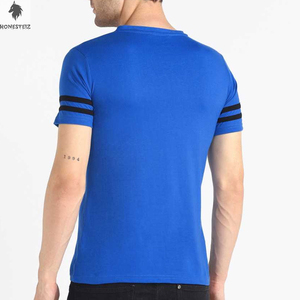 เสื้อยืดผ้าฝ้าย100% สำหรับผู้ชายระบายอากาศคอกลมสไตล์ฮิปฮอปเทคนิคการย้อมสีพื้นแบบเรียบ - Product Image 3