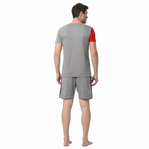 Conjunto de Ropa Deportiva para Hombre, Camiseta y Pantalones Cortos Deportivos, Ropa Deportiva de Verano para Mujer, Camiseta Informal 100% Algodón con Pantalones Cortos - Product Image 4
