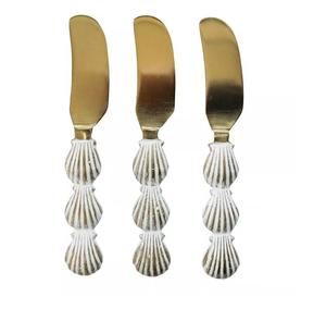 Style Vintage En Acier Inoxydable Fromage Couverts Écologique Passe Au Lave-Vaisselle Top Table Alimentaire Service Couverts Miroir Polonais - Product Image 6