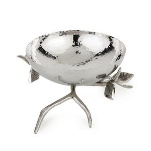 Cuencos decorativos de Metal de mesa hechos a mano de lujo moderno para servir comida en el hogar, cuenco pulido brillante, utensilios de cocina. - Product Image 1