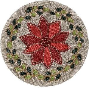 High Standard Best Quality Double Color in Polyester <b>Bead</b> <b>Placemat</b> Christmas Indoor Decorative Door Mat Dining Table Home Hotel - Product Image 2