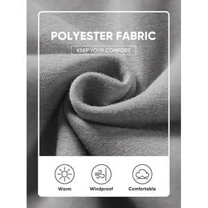 เสื้อสเวตเตอร์สวมหัวแบบลำลองมีฮู้ดสำหรับผู้ชายเสื้อผ้าทรงหลวมมีฮู้ดผ้าขนแกะแบบกำหนดเองสำหรับ2024 - Product Image 6