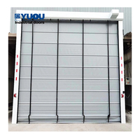 Puerta rápida automática de PVC de alta calidad de China, apilable, plegable, flexible y segura