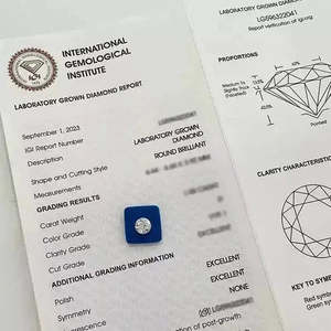 Diamante Redondo Cultivado en Laboratorio de Calidad AAA+ de 3.00 CT – Claridad VVS1, Color D, Certificado IGI, Gem193 - Product Image 1