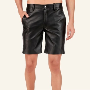 Shorts en cuir légers pour hommes, nouvelle collection, disponibles dans toutes les tailles, 100% cuir, en vente à bas prix - Product Image 2