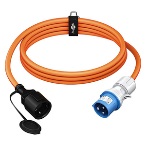Cavo adattatore da campeggio Caravana 3 poli Spina CEE con contatto di protezione Accoppiamento 1,5 m - Product Image 1