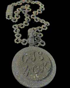 Pendentif personnalisable en forme de dessin animé en argent sterling 925 pour hommes 3Ct Princess Cut Moissanite avec Channel Set Hip Hop Style Charm - Product Image 6