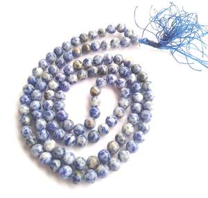 ลูกปัดหินมาลาโซดาลไลต์ธรรมชาติบำบัดลูกปัดคริสตัลมาลา108อัญมณีคริสตัลธรรมชาติขายส่ง - Product Image 6