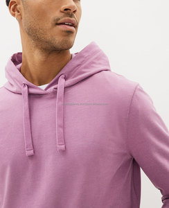 เสื้อฮู้ดผ้าฝ้ายผ้าฟลีซสำหรับผู้ชายโอเวอร์ไซส์ - Product Image 2