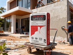 Mortero de Reparación de Alta Resistencia para Estructuras de Hormigón, Materiales Impermeabilizantes Cristalinos Capilares Cementosos LOVARA M15 5+ - Product Image 4