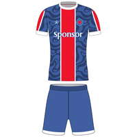 Nouveau design, maillots de football à manches courtes et séchage rapide pour toutes les saisons, ensembles de football à impression personnalisée, uniformes d'hiver et d'été pour hommes