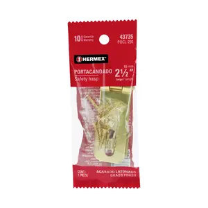 HERMEX 2-1/2 \ "portalucchetto in acciaio ottone con 6 unità - Product Image 4