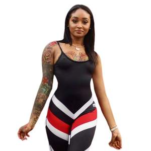 Women One Piece Sports <b>Jumpsuit</b> Slim Fit Stretchy Workout Romper Athletic Activewear Training Bodysuit - Product Image 3