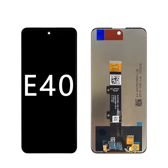 Original Touch Screen Digitizer for Motorola E40 Cell Phone LCD + Touch + Frame Assembly 1 Year Warranty