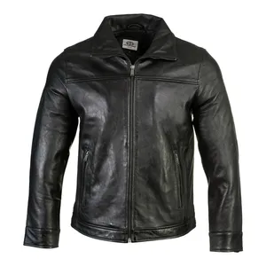 Kleidung für Männer Custom Color Leder Herren jacke Hochwertige wasserfeste Schafs lederjacke