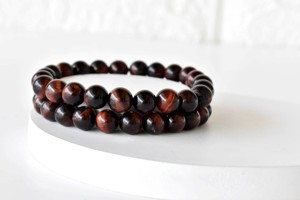 Wholesale Natural <b>Healing</b> Red Tiger Eye Polished 8mm Round Beaded Classic Lovers Meditation Natural Stone Unisex <b>Bracelet</b> - Product Image 6