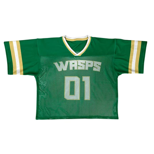 Camisetas de malla bordadas hechas a medida para hombre, Diseño de equipo estampado, ropa de calle de ajuste de lujo, camiseta de fútbol americano de poliéster con sublimación - Product Image 2