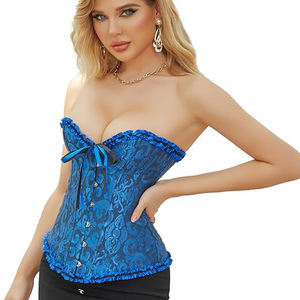 Tops moldeadores de fitness de cintura alta personalizados para mujer, material de algodón de bambú, diseño sin costuras, gran oferta, los últimos corsés para - Product Image 2