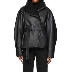 Veste en fourrure de peau de vache véritable unisexe Gothique Punk Rock Streetwear Rivet Décoration Camouflage Pattern Plain Spring Front - Product Image 1