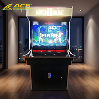 Machine d'arcade de combat ACS certifiée CE, borne verticale à monnayeur avec commandes par joystick et boutons, modèle ACS-0065-A