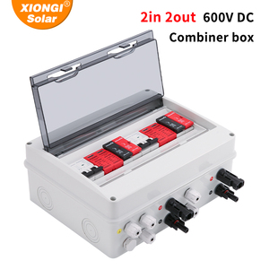 Scatola di Giunzione a Parete Impermeabile IP65 XIONGSOLAR 2 Ingressi 2 Uscite per Pannelli Solari Fotovoltaici con Portafusibili per Elettronica e Strumentazione - Product Image 2