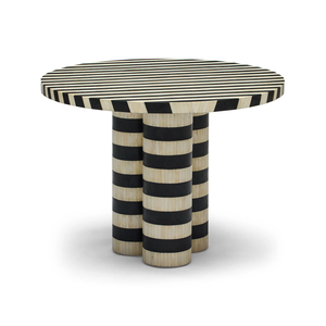 Mesa de comedor con incrustaciones de hueso adornado para una declaración de artesanía artística Consola de mesa de té elegante a precio de fábrica al por mayor - Product Image 6