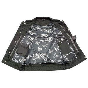 Gilet en cuir véritable de qualité supérieure pour hommes et femmes avec style vintage classique et coutures durables - Product Image 3