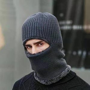 Tactical 3 Hole Ski <b>Mask</b> Manufacturer Unisex Women Men One <b>Motorcycle</b> Wool Knit Cap Fleece Hoodie Balaclava - Product Image 6