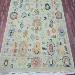 Haute qualité persan Oushak laine tapis coureur noué à la main 8x10 10x14 nouvelle-zélande salon tapis ensembles à la main nouveau - Product Image 1