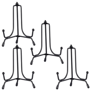 Support de Présentation en Métal Noir pour Assiettes – Présentoir Moderne en Métal pour Assiettes – Support Personnalisé pour Assiettes en Métal - Product Image 1