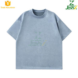 T-shirt vintage surdimensionné Style Hip Hop col rond poids lourd 100% coton à manches courtes t-shirt impression numérique Streetwear décontracté - Product Image 4