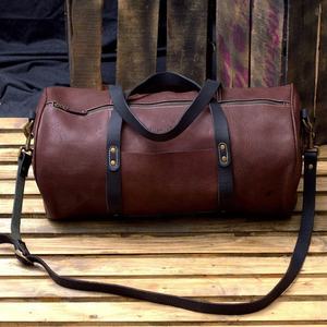 Lowest Prices Leather Duffel <b>Bag</b> Travel <b>Weekender</b> Overnight Gym Sports Luggage Duffle <b>Bags</b> for <b>Men</b> Make Products - Product Image 6